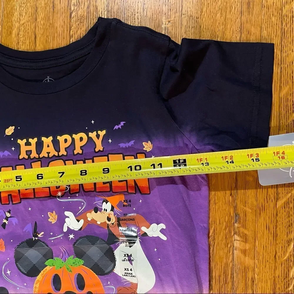 Disney Happy Halloween T-Shirt boys XS 4 NWT